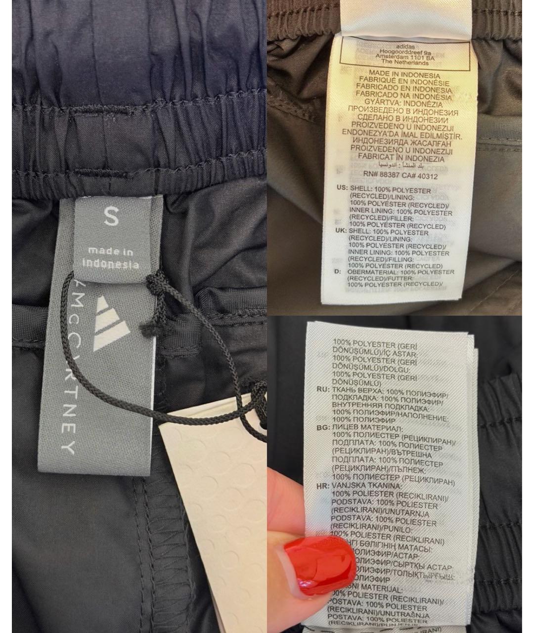 ADIDAS BY STELLA MCCARTNEY Черные брюки широкие, фото 7