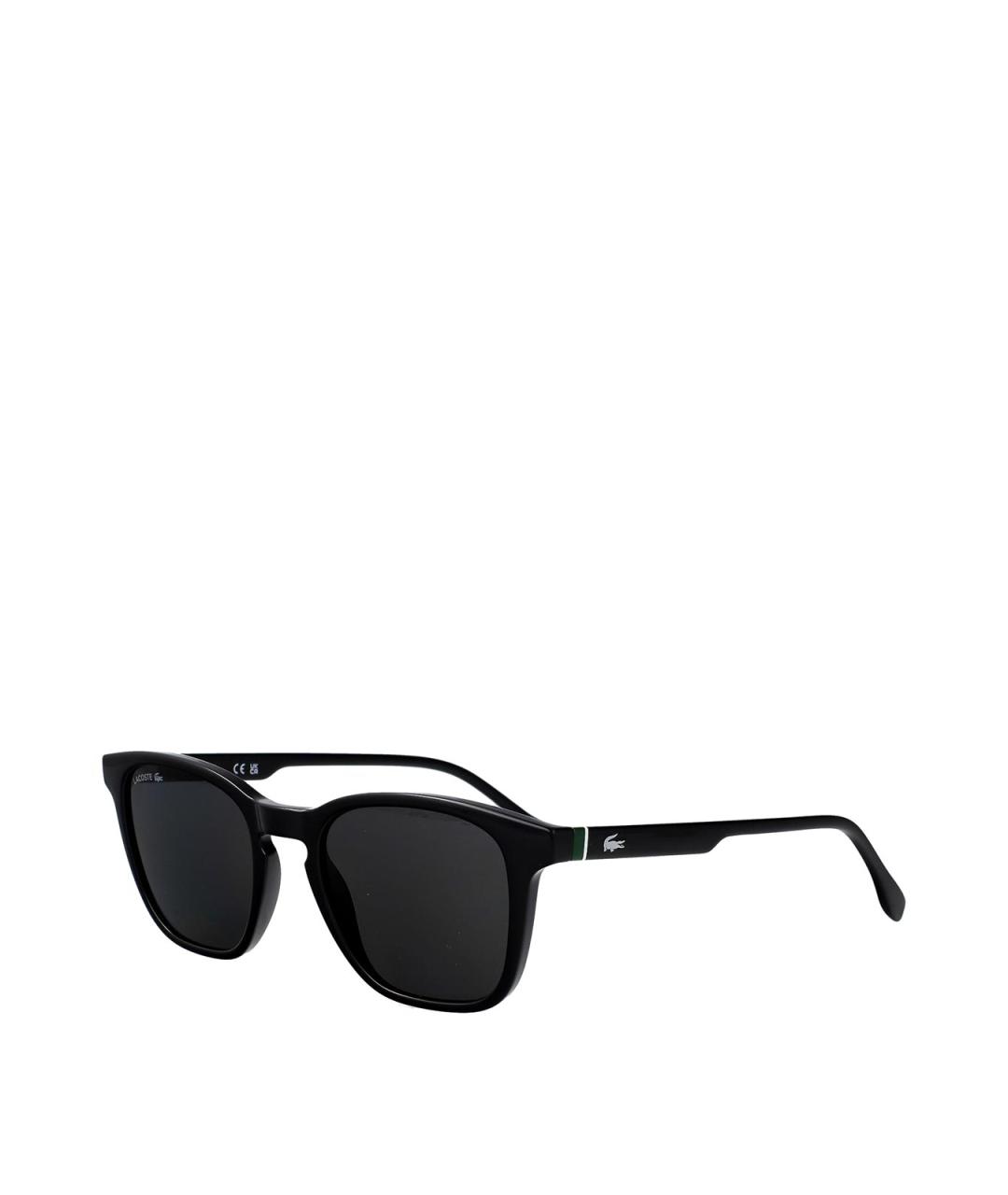 LACOSTE Черные пластиковые солнцезащитные очки, фото 2