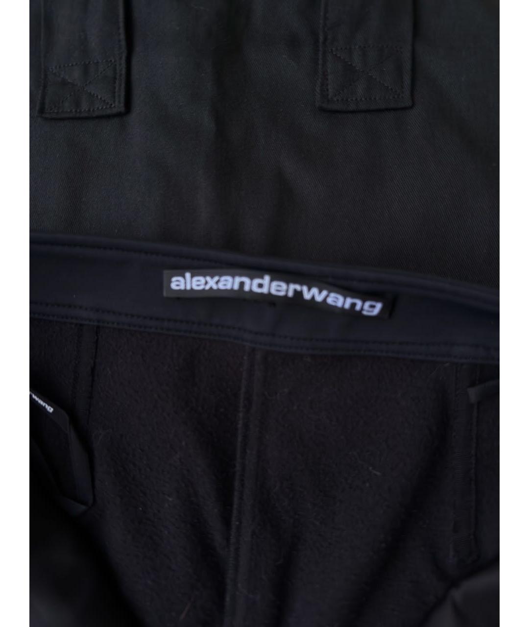 ALEXANDER WANG Черные брюки узкие, фото 4
