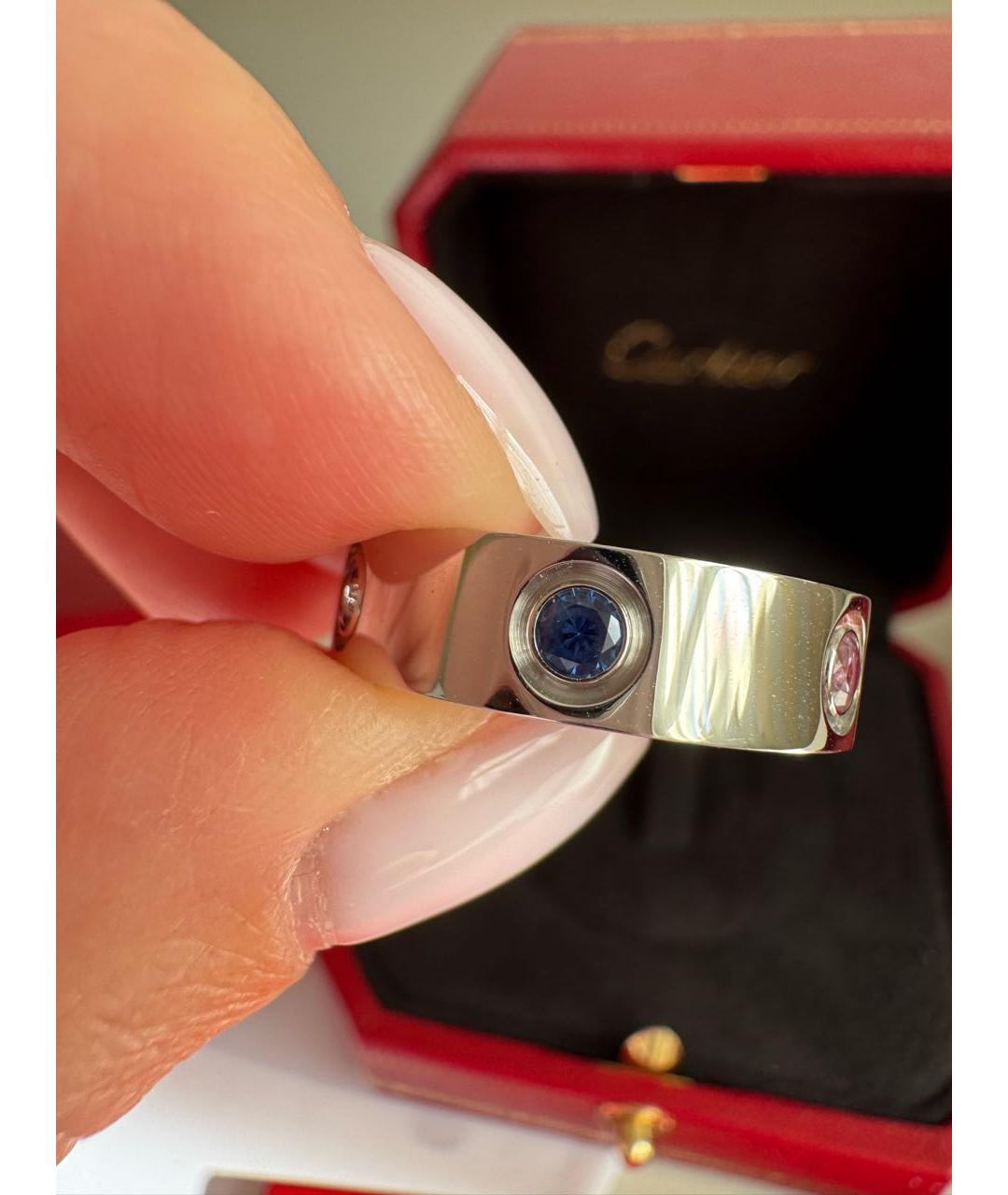 CARTIER Серебряное кольцо из белого золота, фото 6