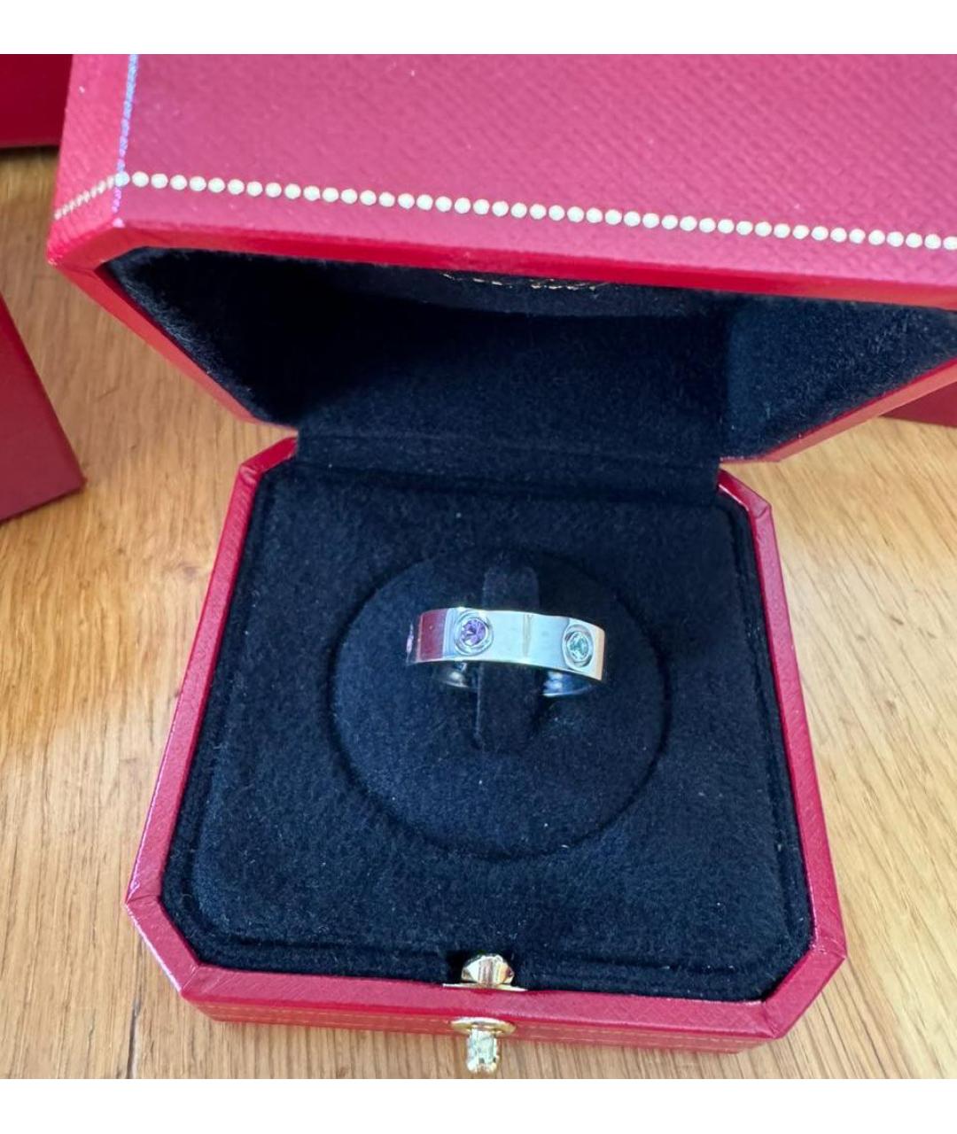 CARTIER Серебряное кольцо из белого золота, фото 7