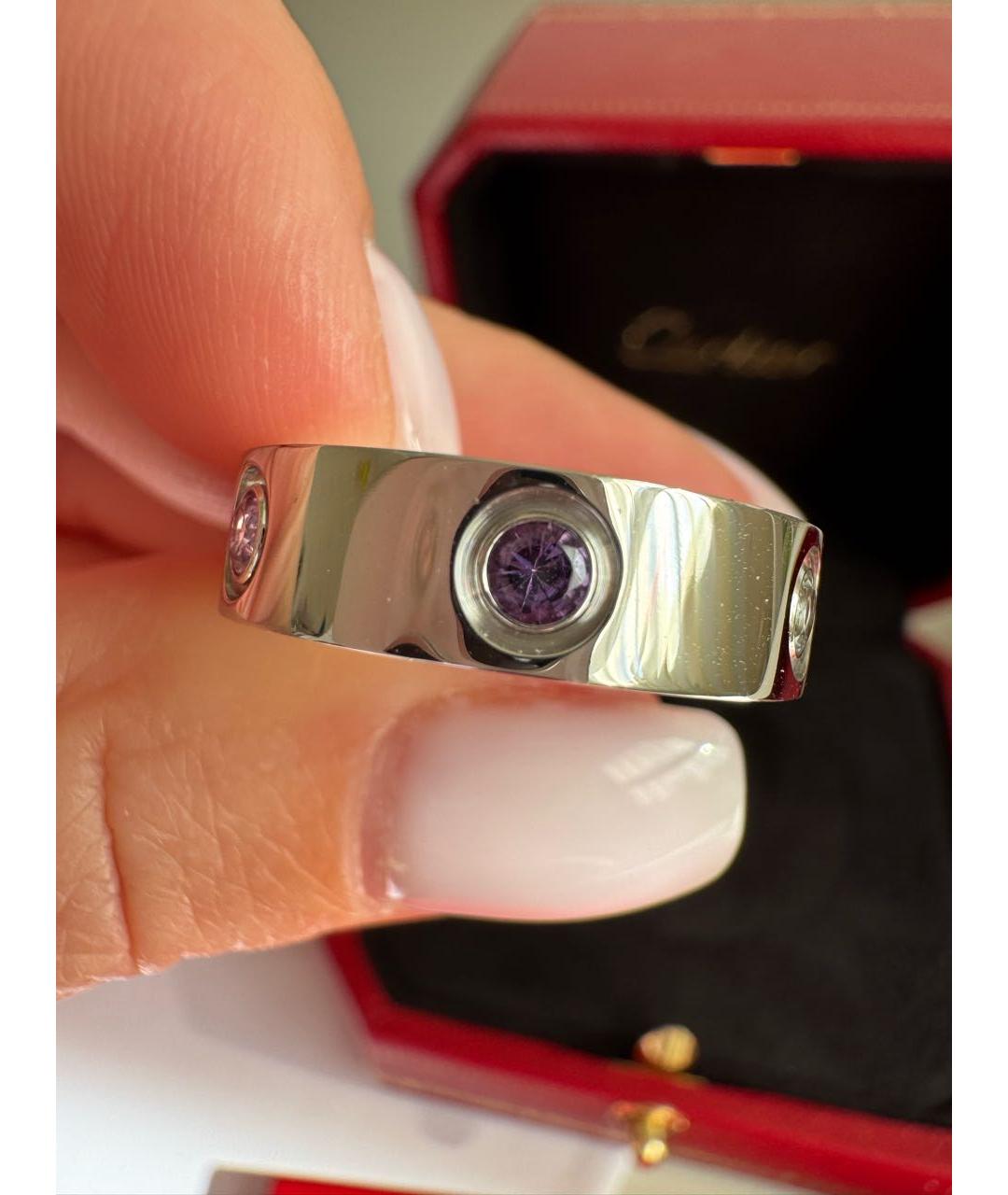 CARTIER Серебряное кольцо из белого золота, фото 7