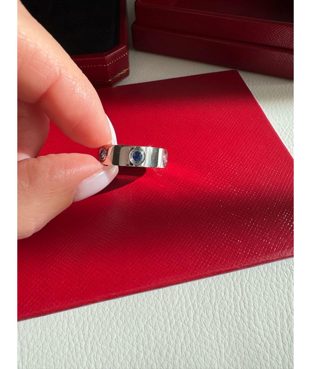 CARTIER Серебряное кольцо из белого золота, фото 3