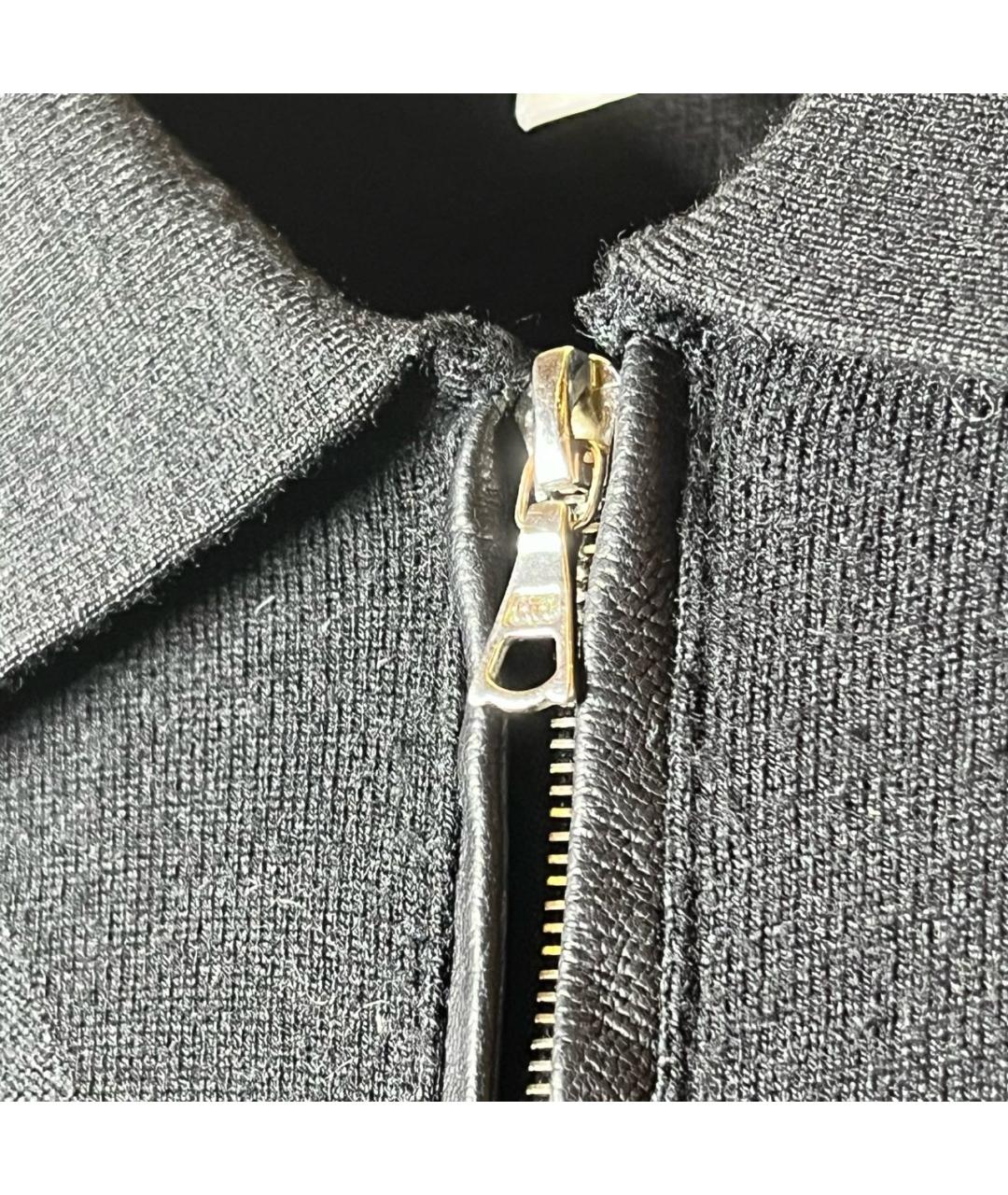 BRIONI Черное шерстяное поло с длинным рукавом, фото 6