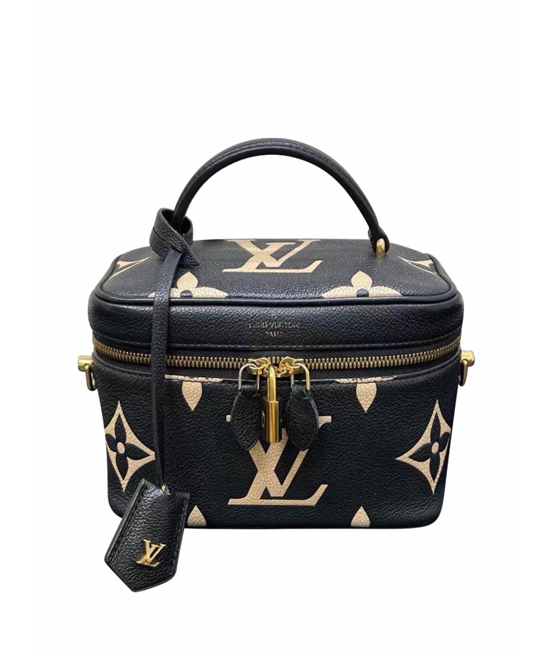 LOUIS VUITTON Черная кожаная сумка через плечо, фото 1