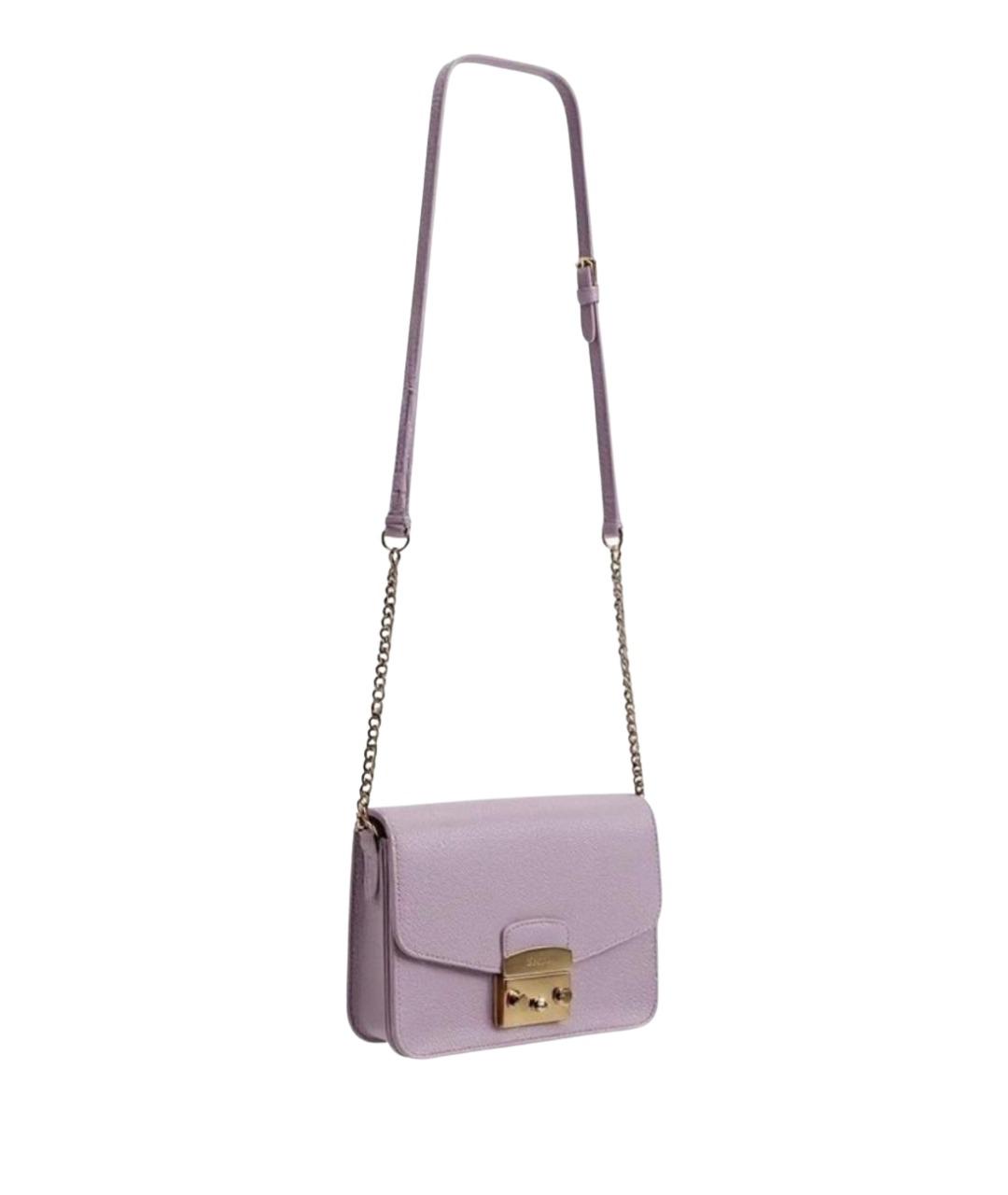 FURLA Розовая сумка через плечо из искусственной кожи, фото 1