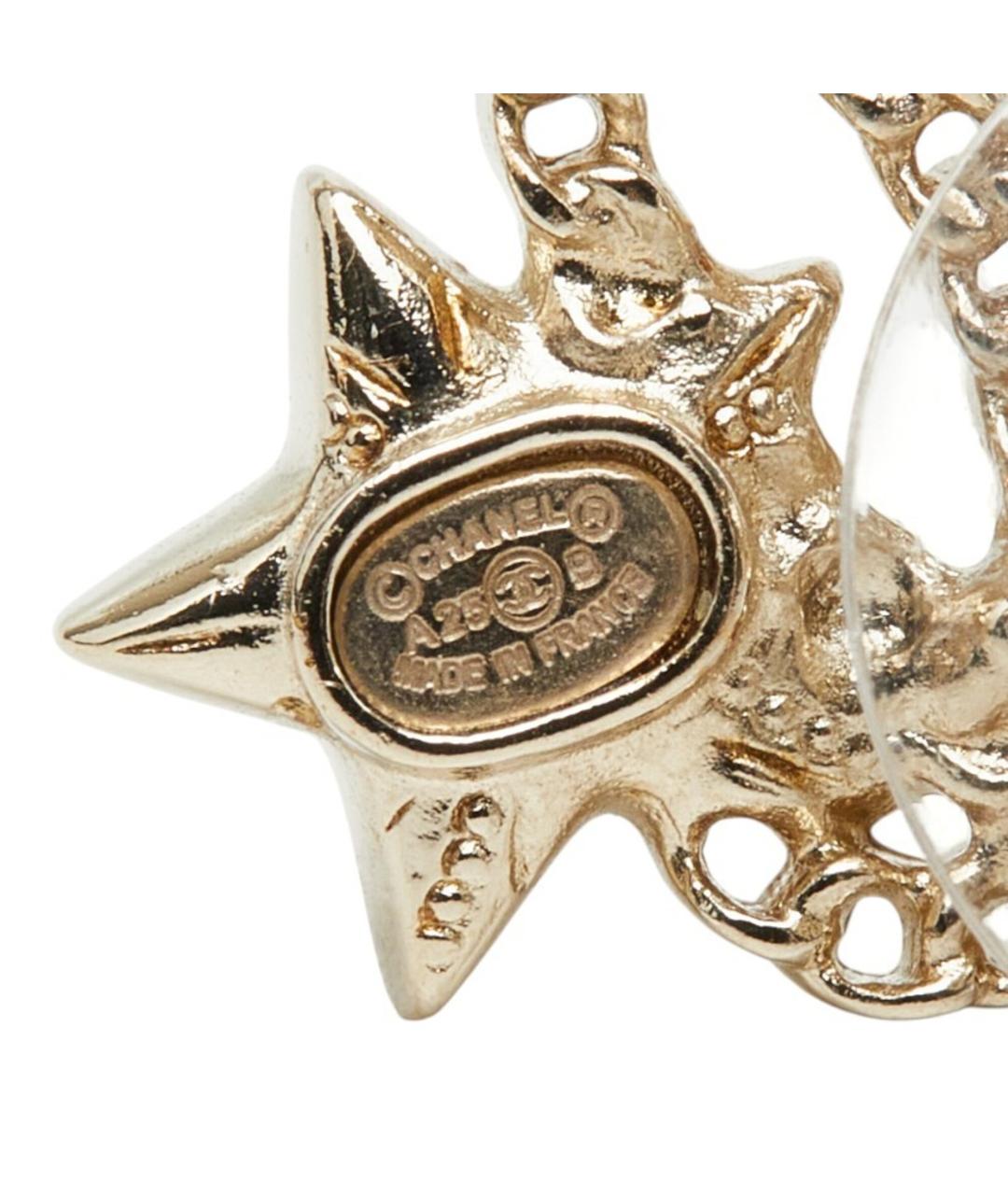 CHANEL Золотые серьги, фото 3
