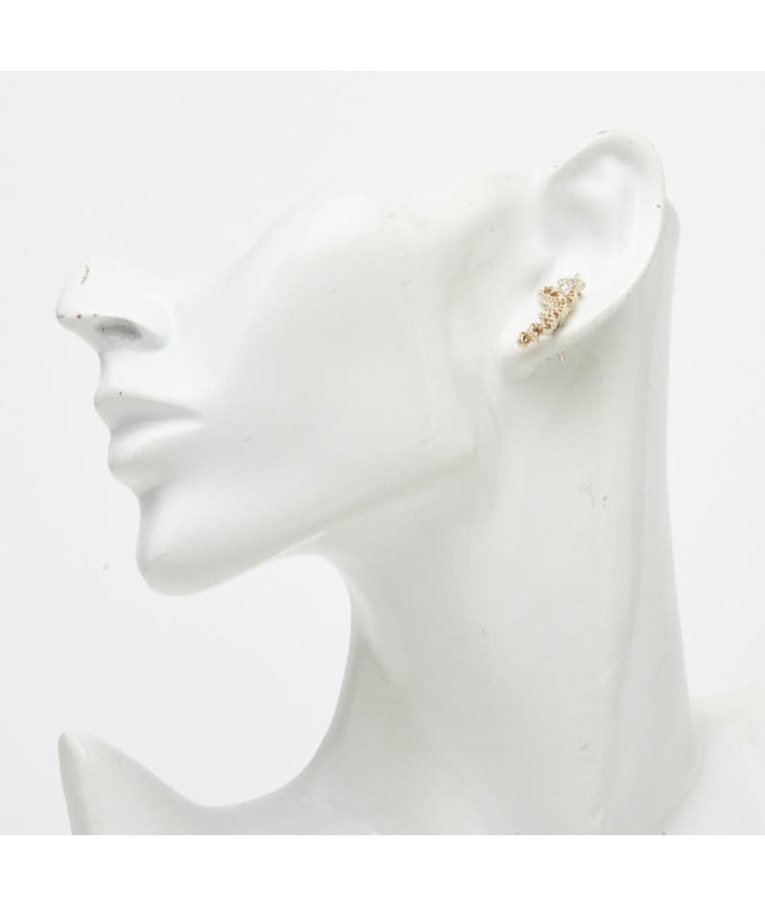 CHANEL Золотые серьги, фото 4