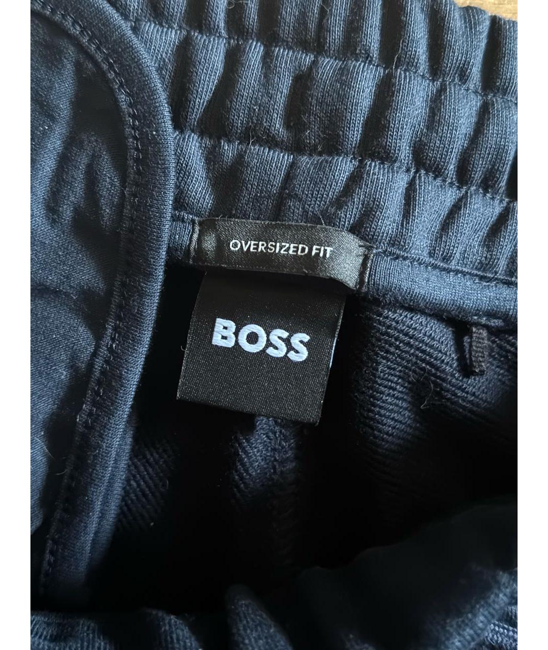 HUGO BOSS Темно-синий хлопковый спортивный костюм, фото 3