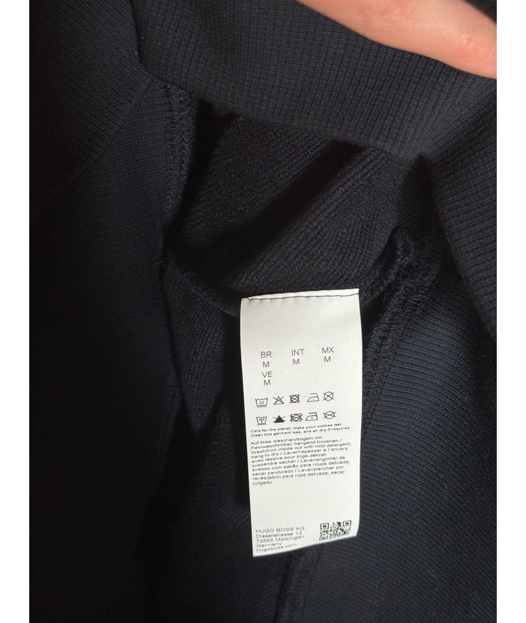 HUGO BOSS Темно-синий хлопковый спортивный костюм, фото 4