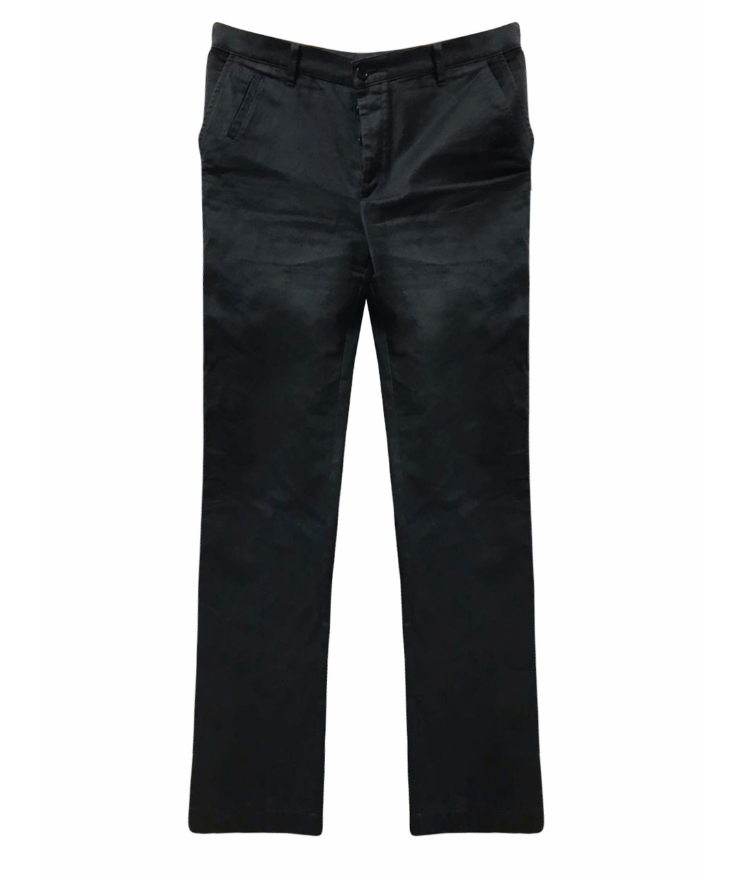YOHJI YAMAMOTO Черные хлопковые брюки чинос, фото 1