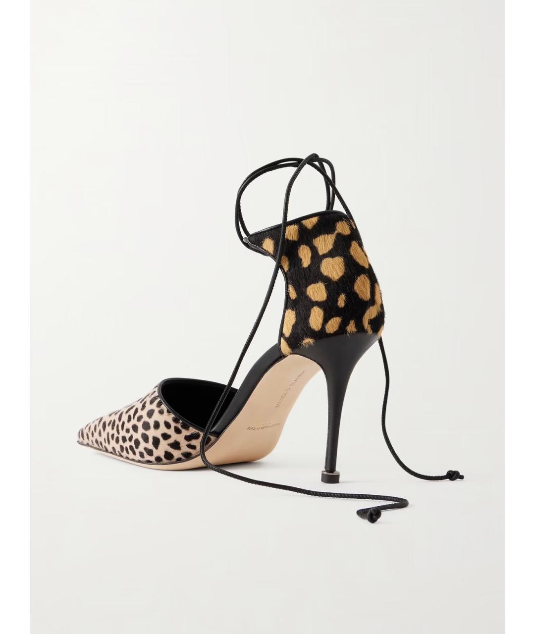 MANOLO BLAHNIK Мульти кожаные туфли, фото 4