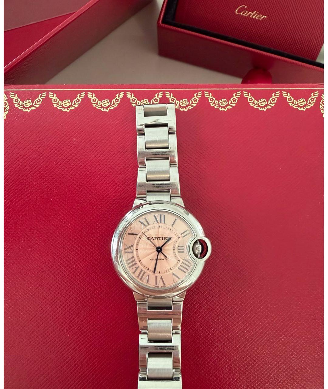 CARTIER Серебряные металлические часы, фото 5