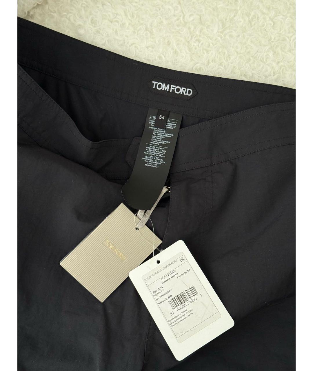 TOM FORD Черные полиамидовые шорты, фото 2