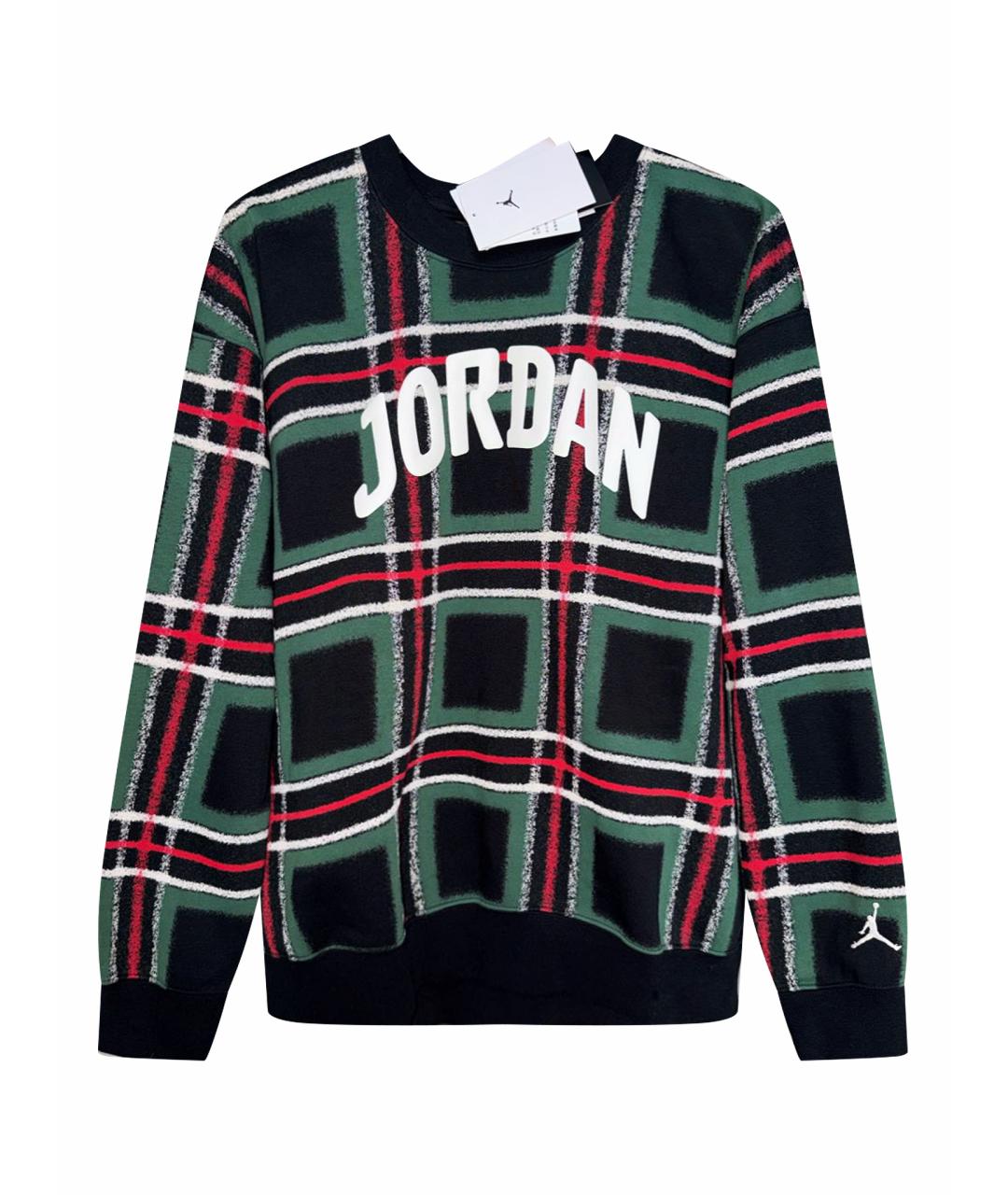 JORDAN Зеленый хлопковый джемпер / свитер, фото 1