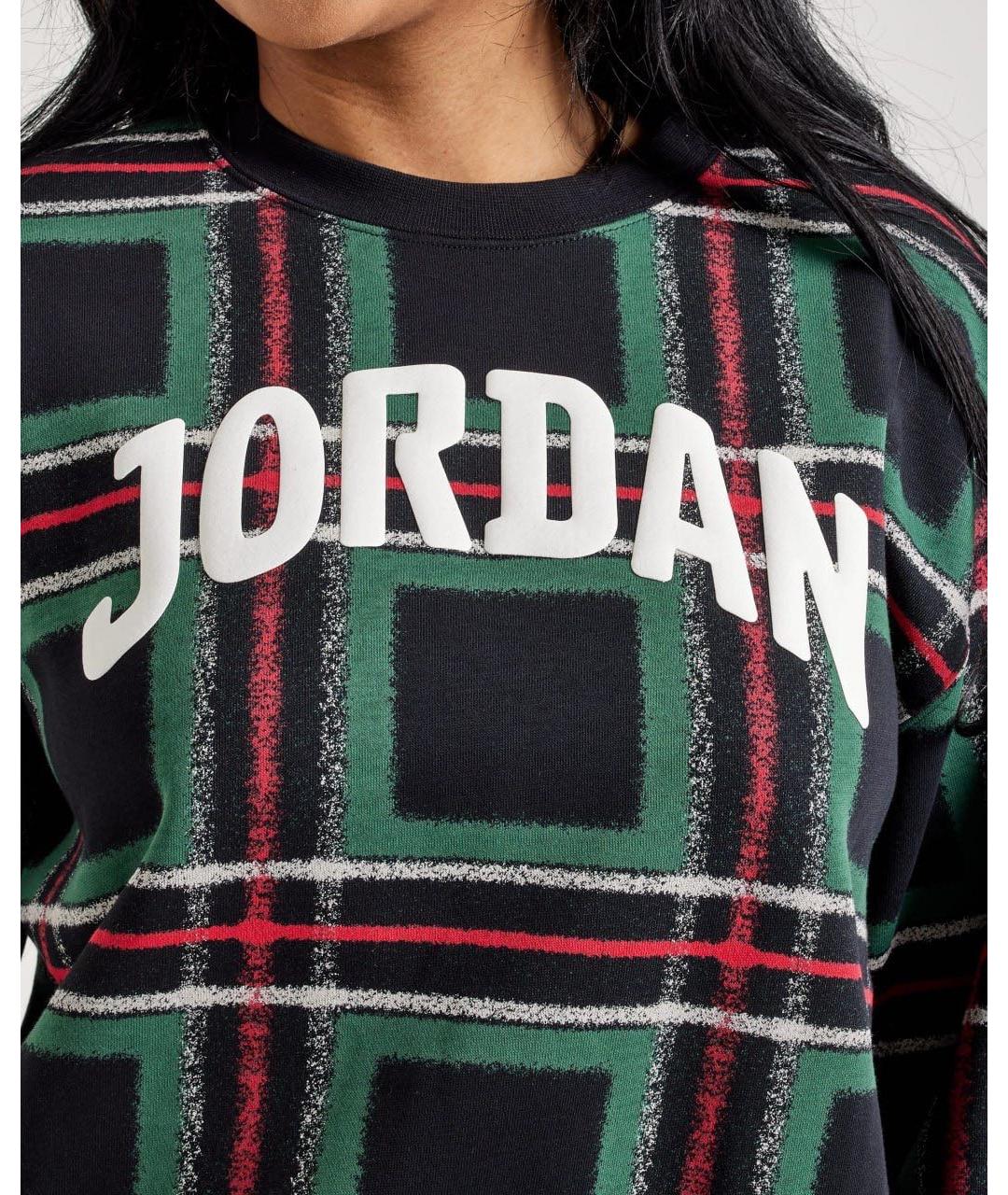 JORDAN Зеленый хлопковый джемпер / свитер, фото 7