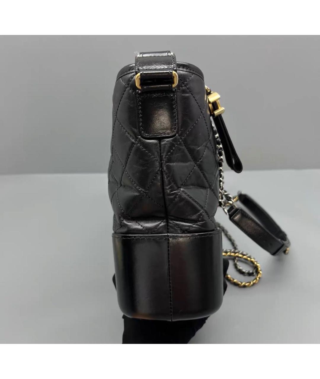 CHANEL Черная кожаная сумка тоут, фото 3