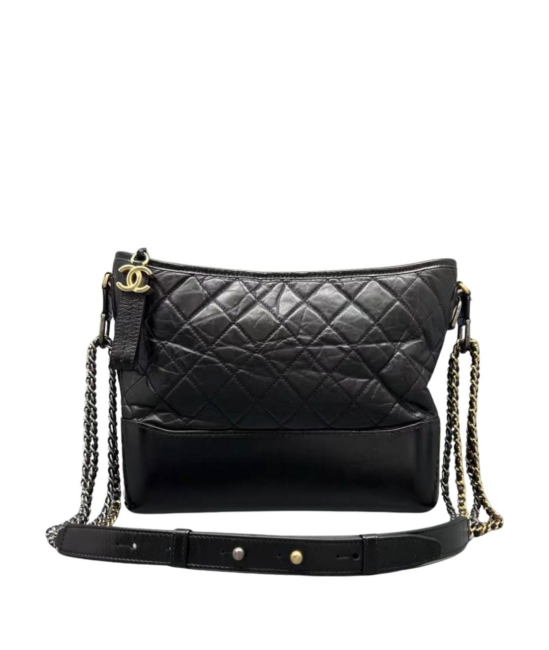 CHANEL Черная кожаная сумка тоут, фото 1