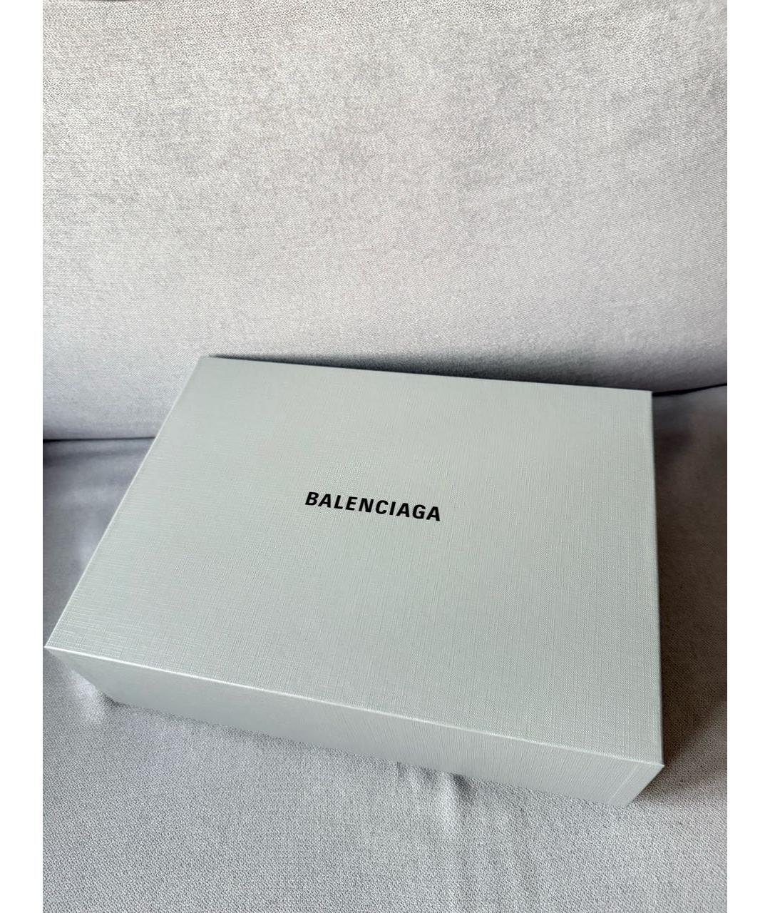 BALENCIAGA Бежевая кожаная сумка через плечо, фото 4