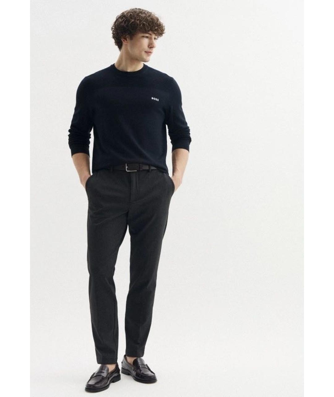 HUGO BOSS Темно-синий джемпер / свитер, фото 2