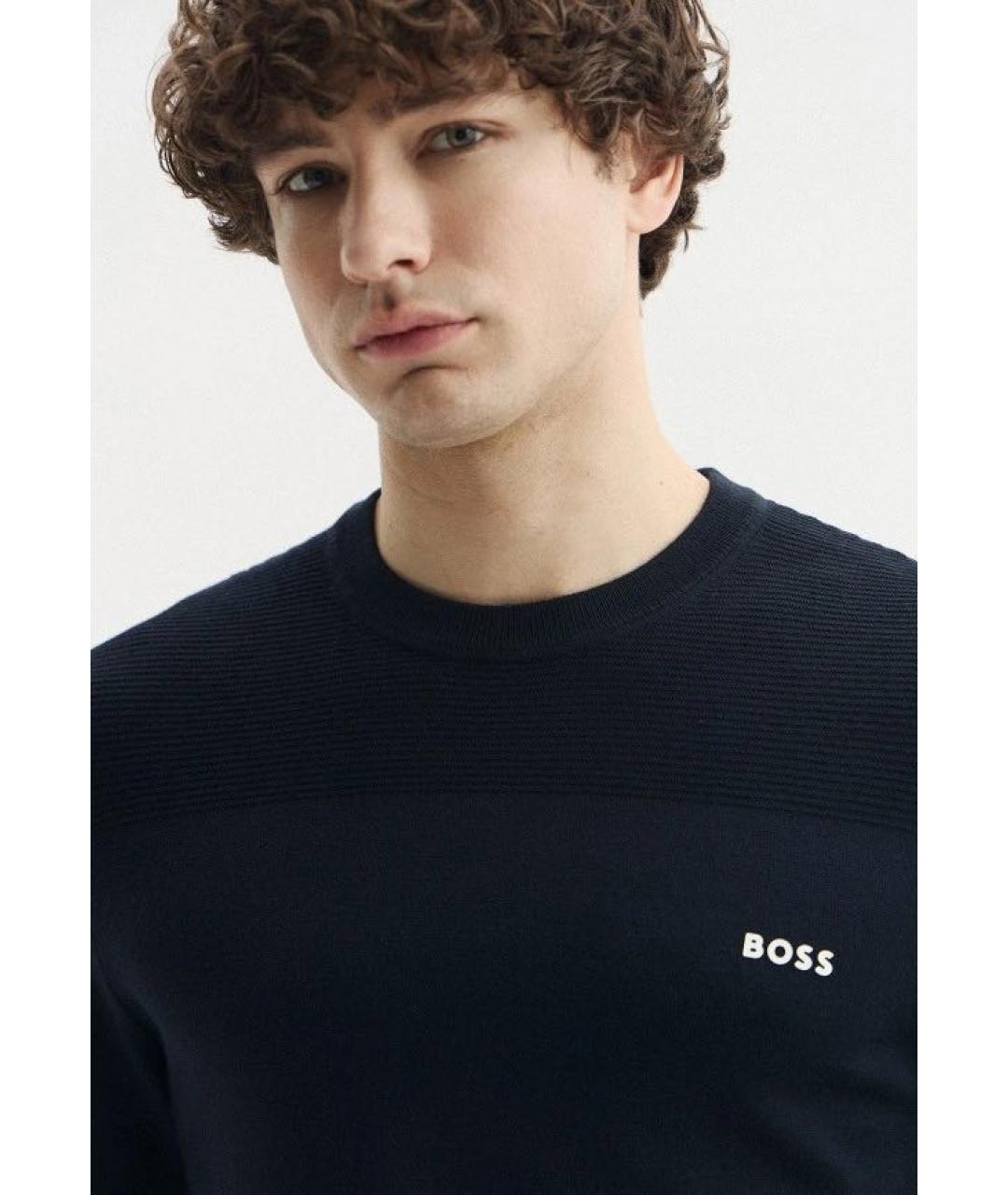 HUGO BOSS Темно-синий джемпер / свитер, фото 3