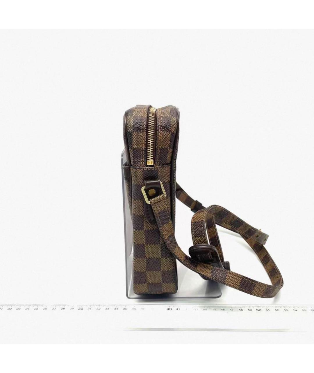 LOUIS VUITTON Коричневая сумка через плечо из канвы, фото 6
