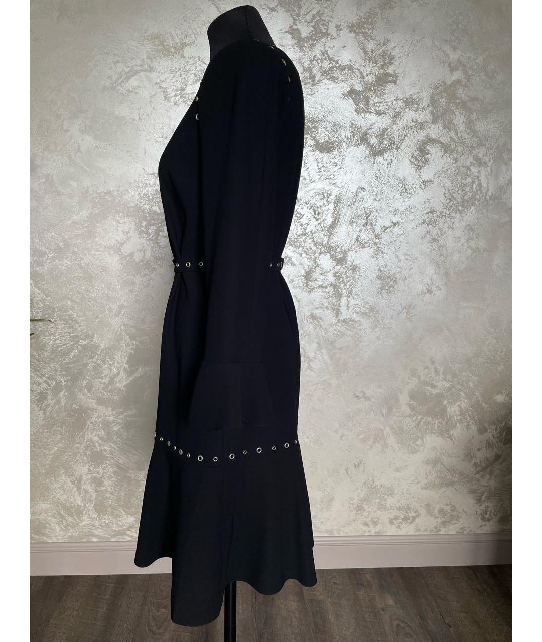 HUGO BOSS Черное полиэстеровое повседневное платье, фото 5