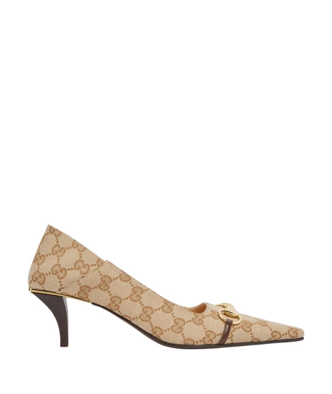 GUCCI Коричневые туфли, фото 1