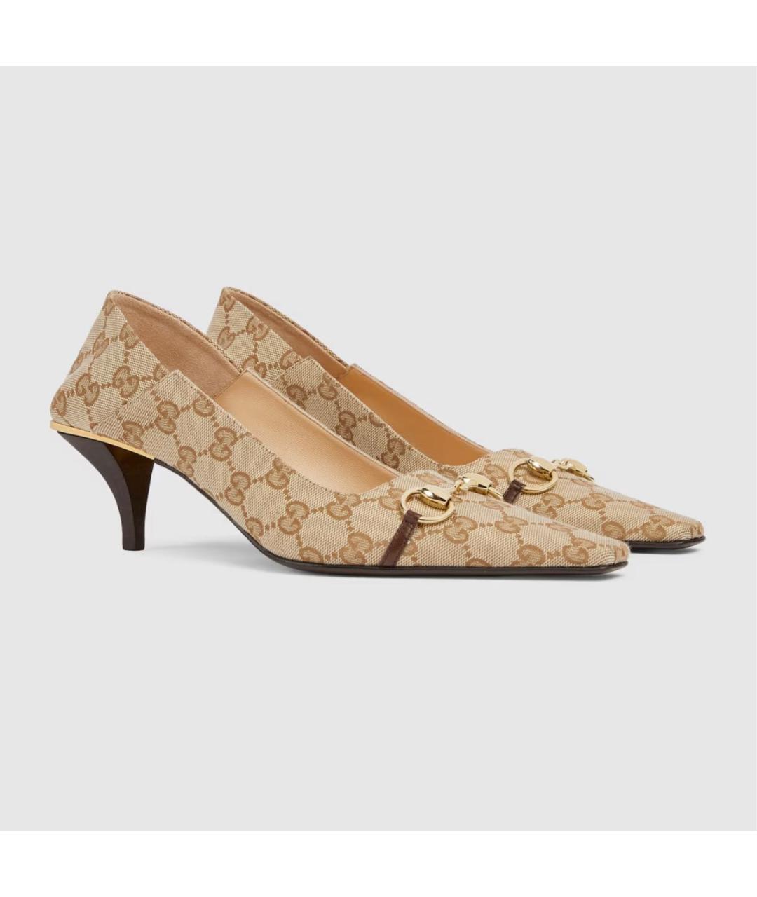 GUCCI Коричневые туфли, фото 2