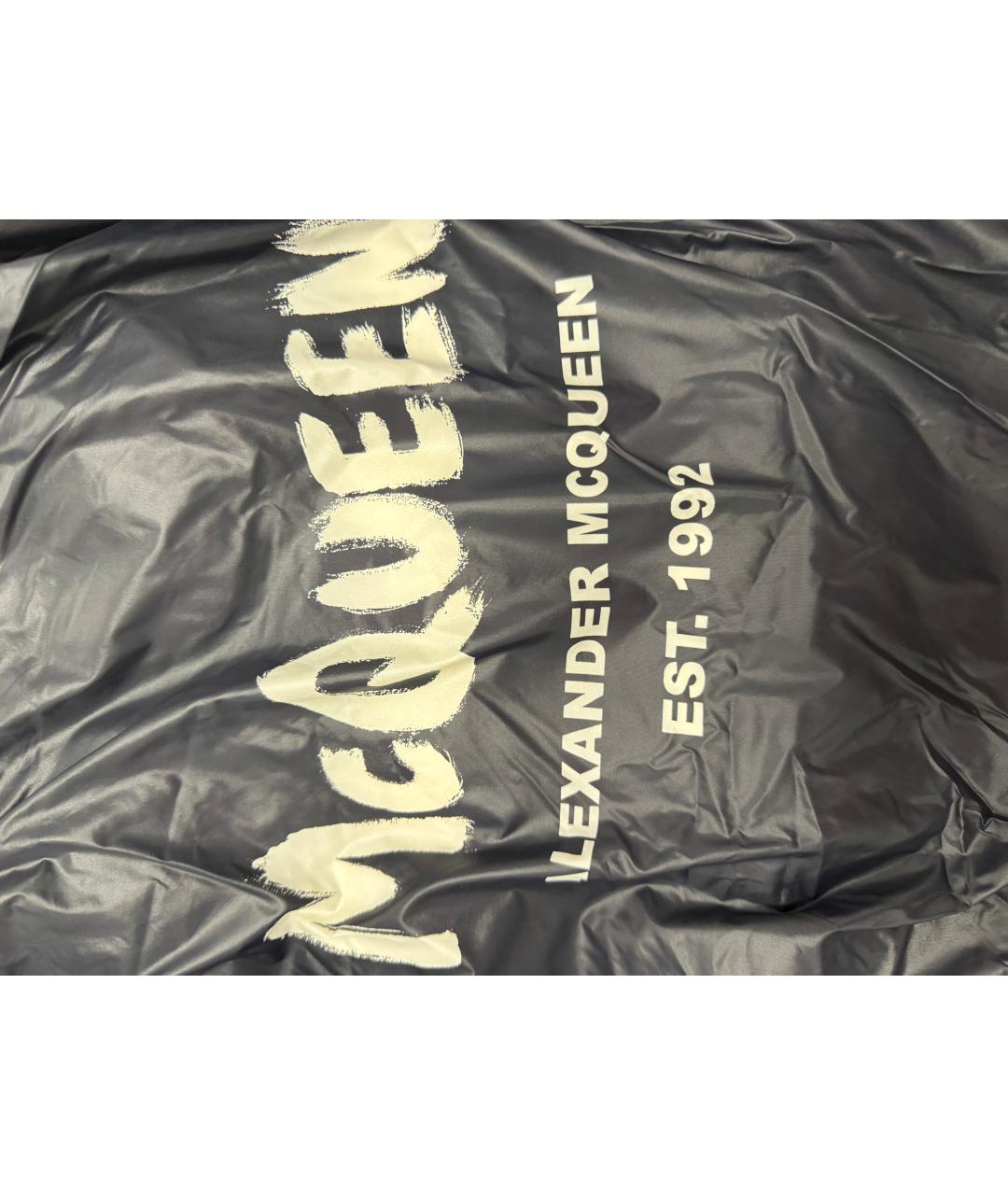ALEXANDER MCQUEEN Черный нейлоновый пуховик, фото 6