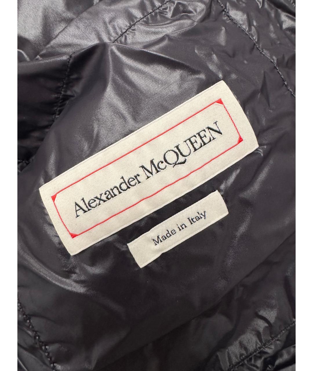 ALEXANDER MCQUEEN Черный нейлоновый пуховик, фото 5