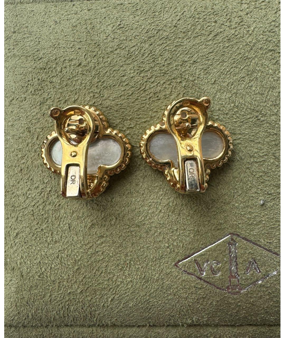 VAN CLEEF & ARPELS Серьги из желтого золота, фото 3