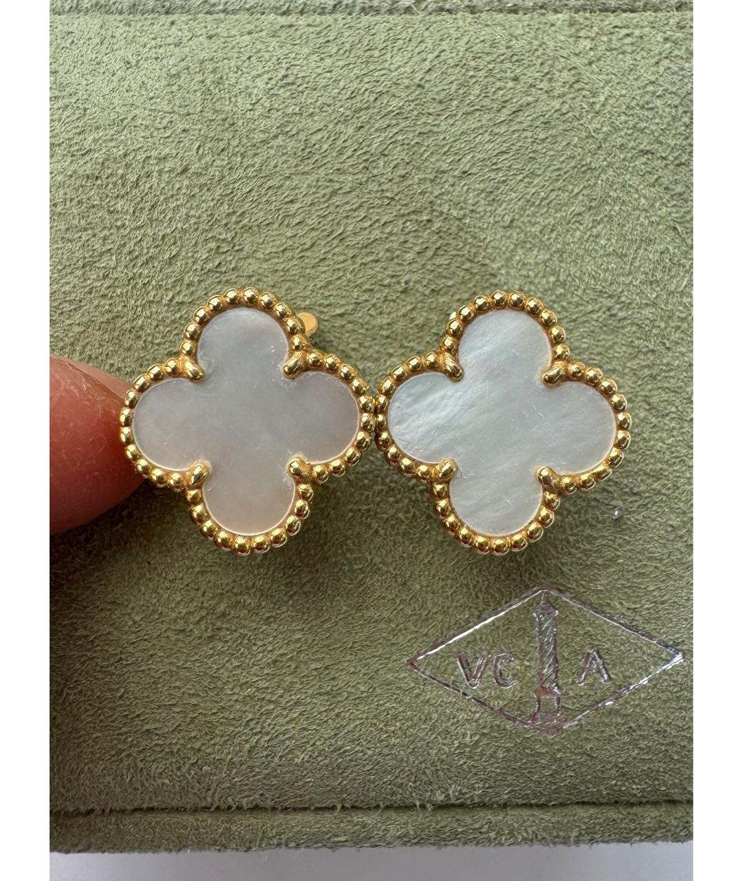 VAN CLEEF & ARPELS Серьги из желтого золота, фото 8