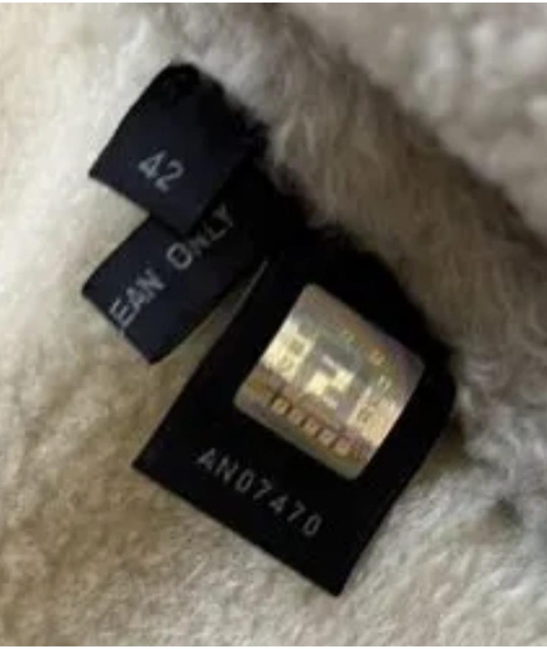 FENDI Коричневая замшевая дубленка, фото 5