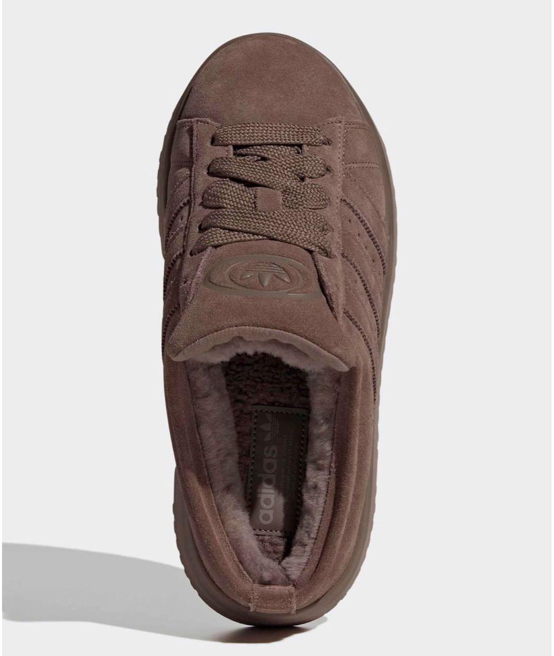 ADIDAS Коричневые замшевые сабо, фото 4