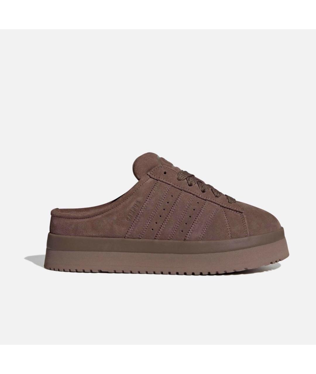 ADIDAS Коричневые замшевые сабо, фото 8