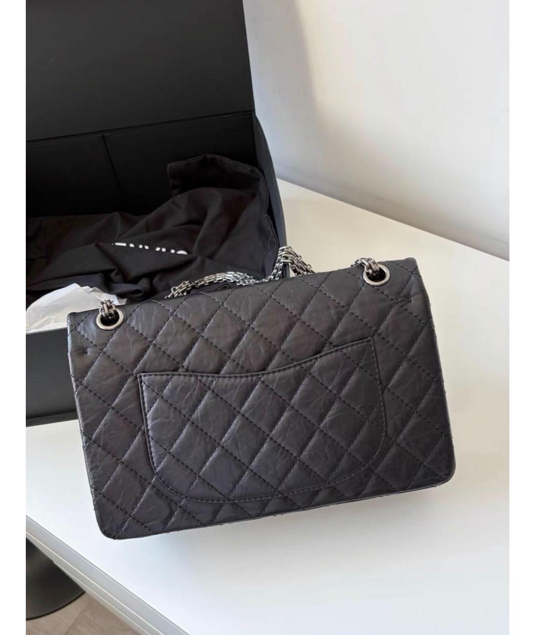 CHANEL Черная кожаная сумка через плечо, фото 4
