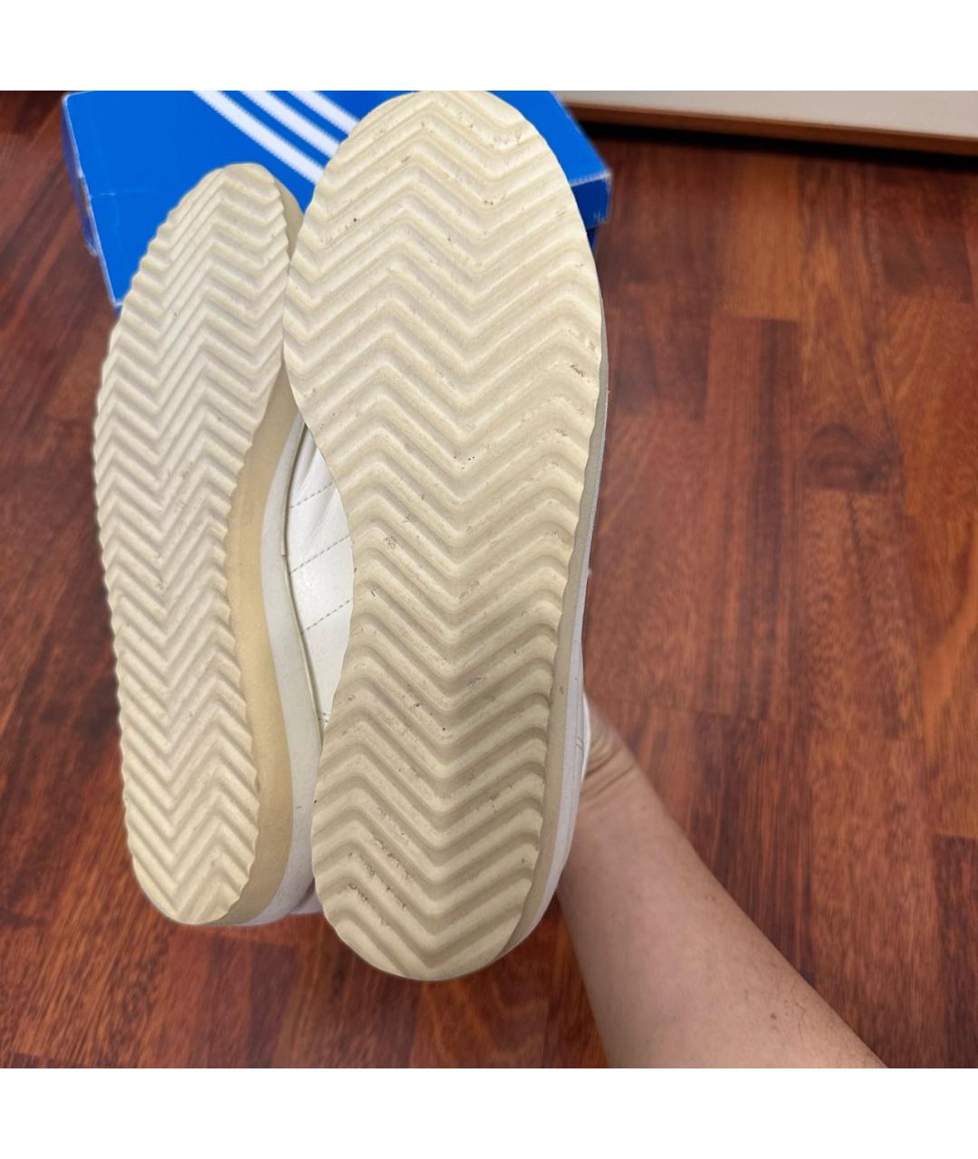 ADIDAS Белые кожаные ботинки, фото 6