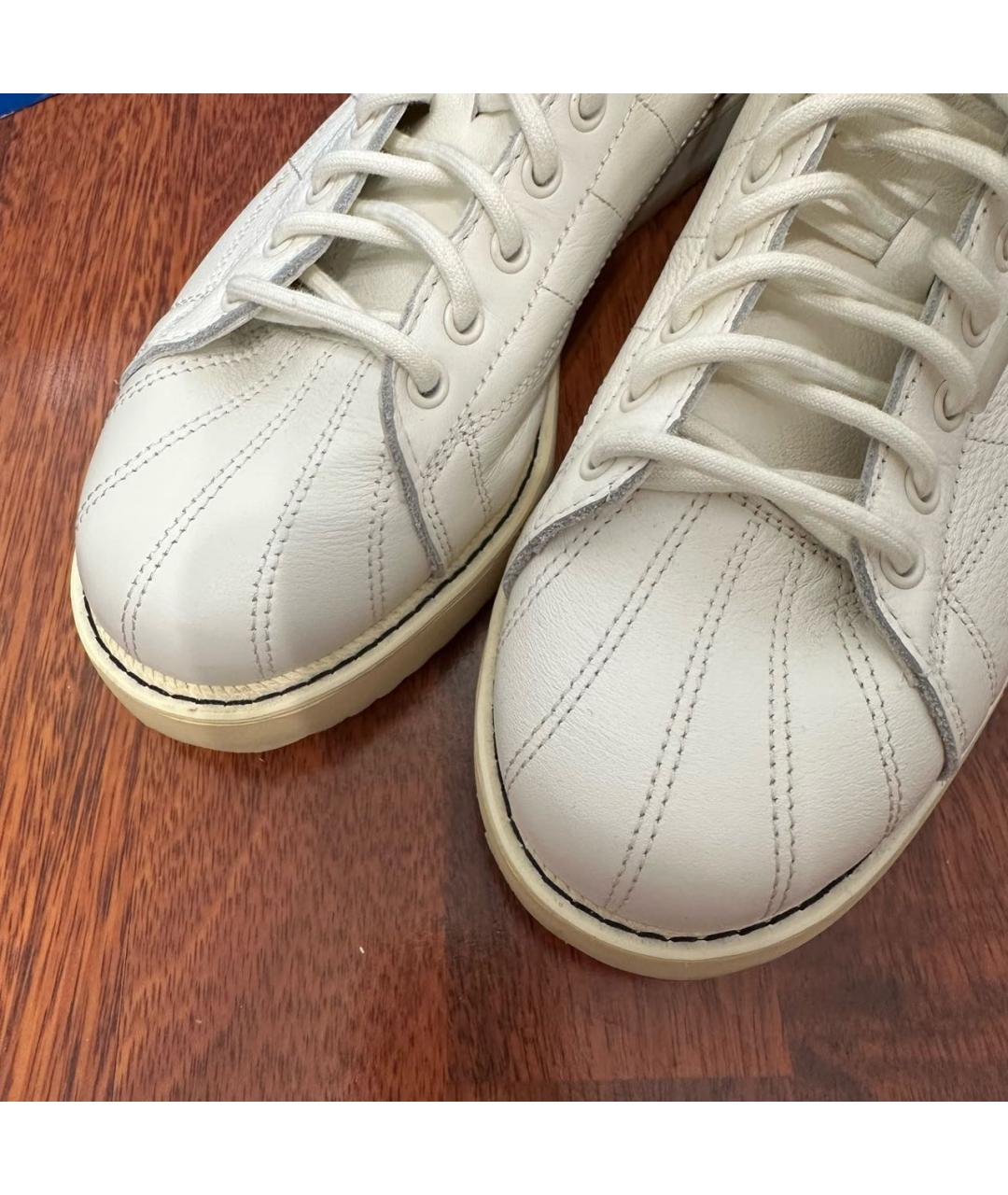 ADIDAS Белые кожаные ботинки, фото 3