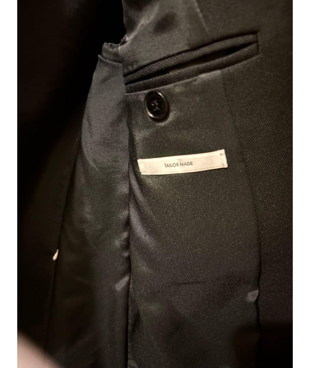 JIL SANDER Черный шерстяной жакет/пиджак, фото 4