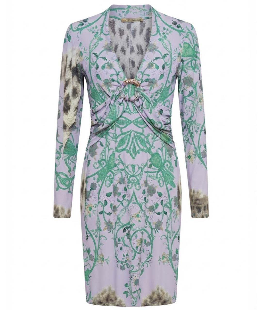 ROBERTO CAVALLI Ацетатное коктейльное платье, фото 1