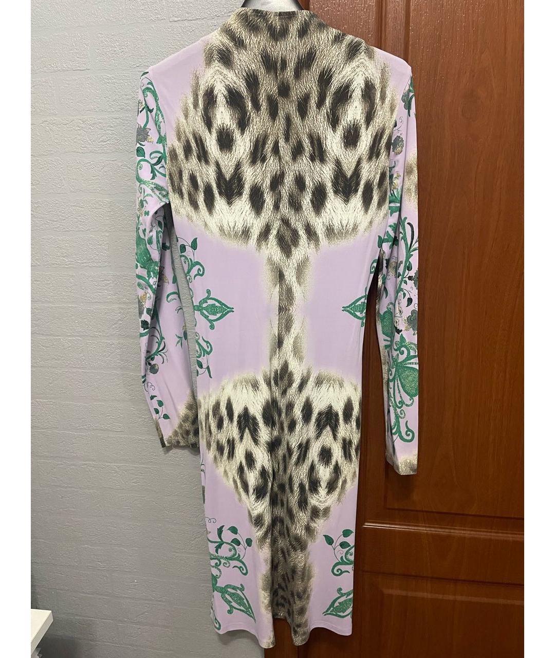 ROBERTO CAVALLI Ацетатное коктейльное платье, фото 2