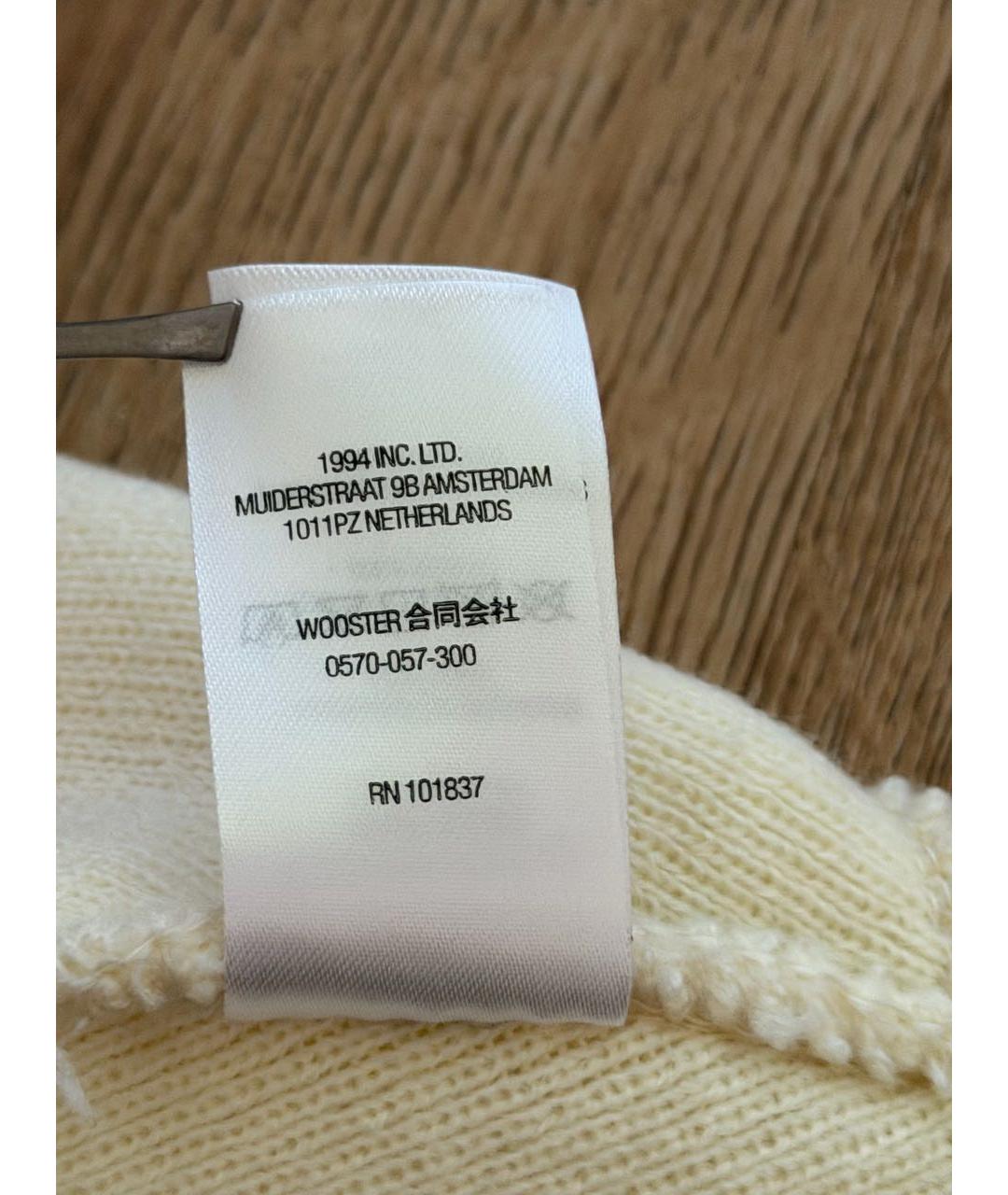 SUPREME Белая хлопковая шапка, фото 6