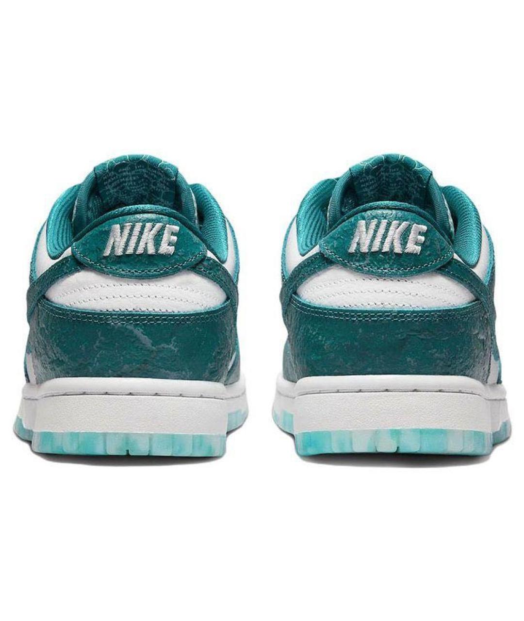 NIKE Бирюзовые кожаные кроссовки, фото 5