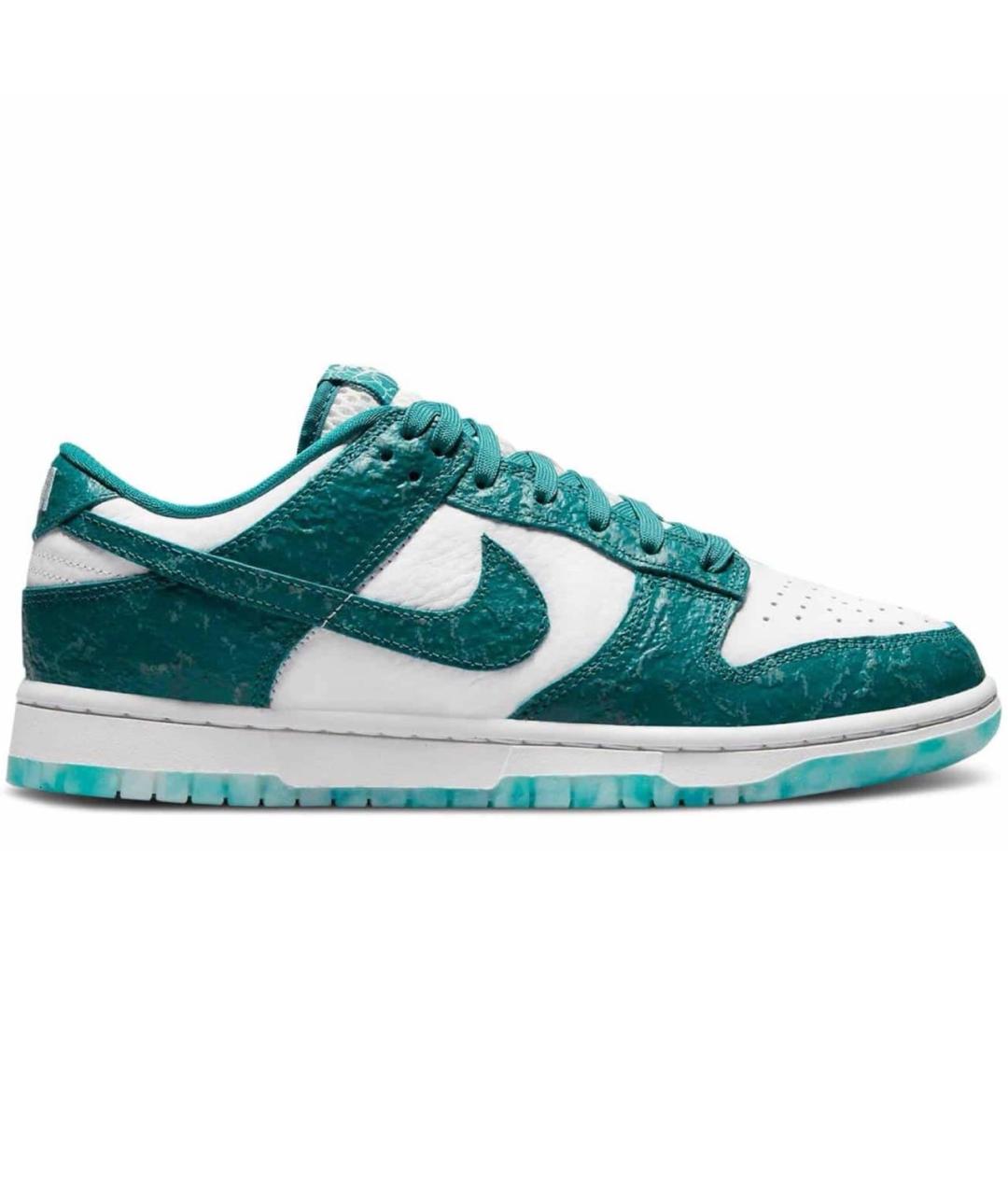 NIKE Бирюзовые кожаные кроссовки, фото 9