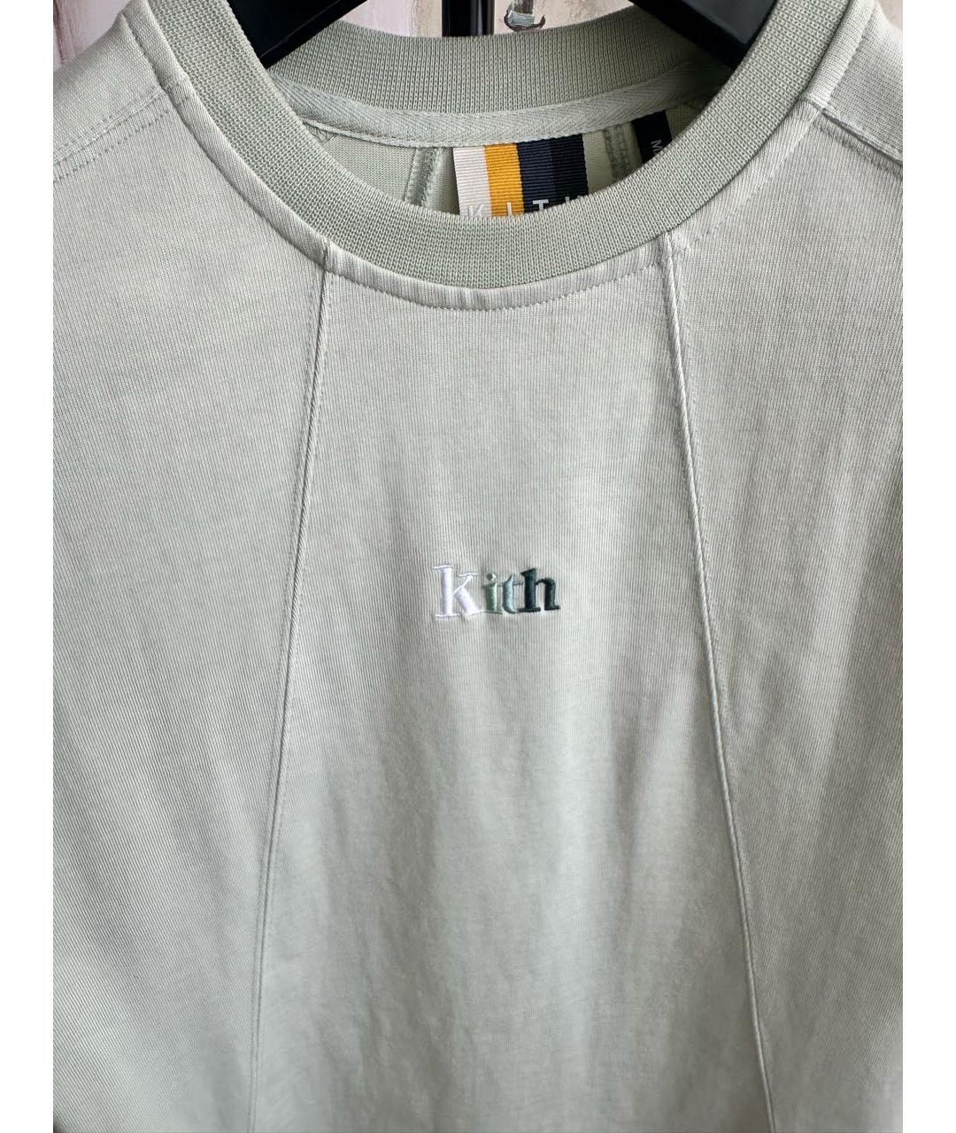 KITH Салатовая хлопковая майка, фото 4