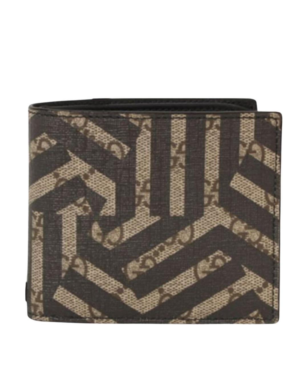 GUCCI Коричневый кожаный кошелек, фото 1