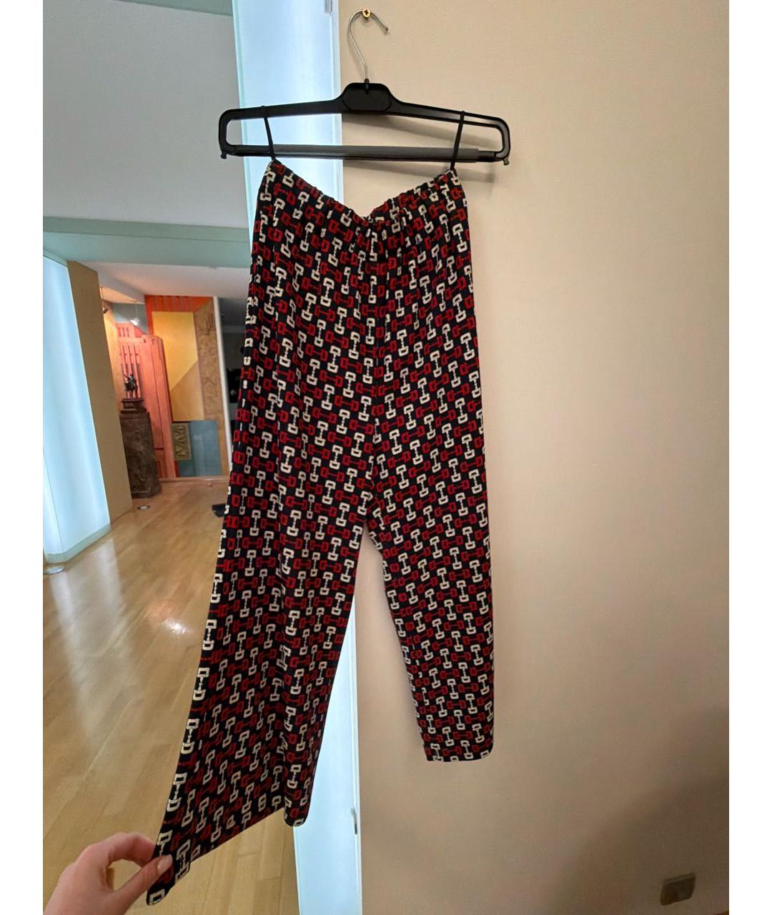 GUCCI Мульти вискозный костюм с брюками, фото 2