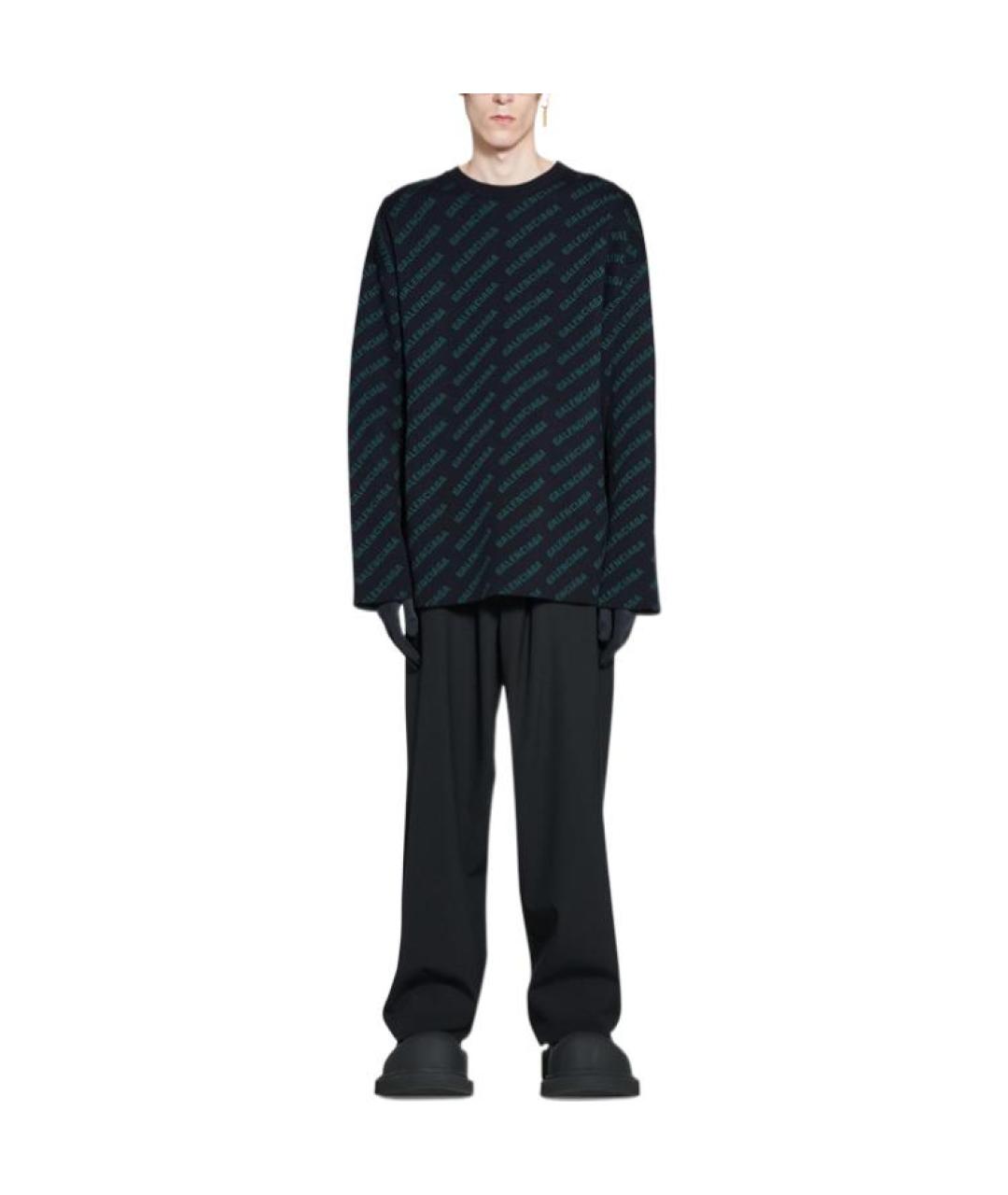BALENCIAGA Темно-синий джемпер / свитер, фото 2