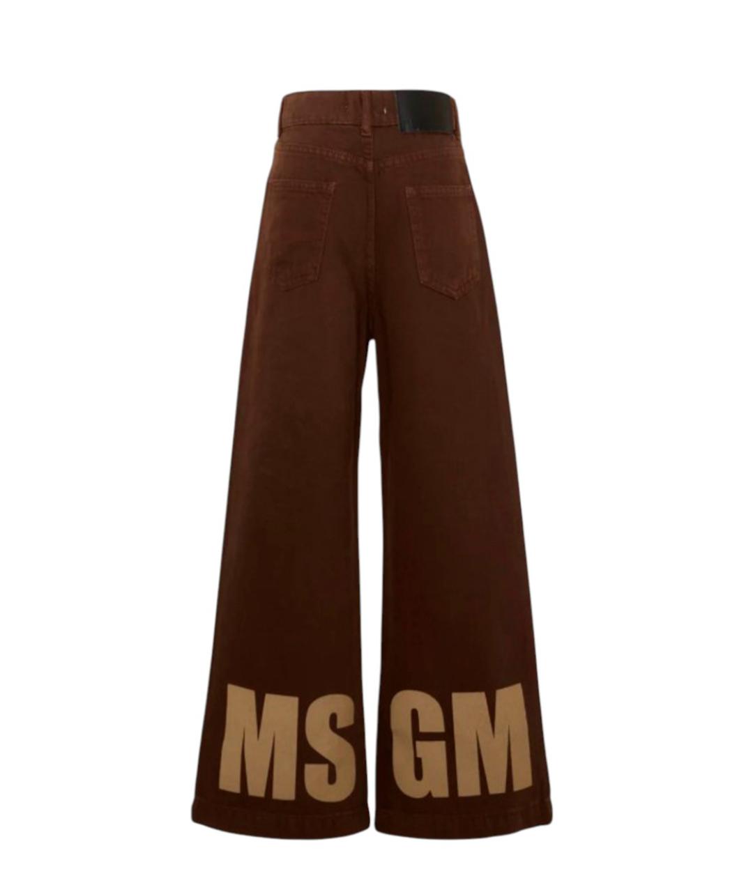 MSGM Коричневые брюки и шорты, фото 2